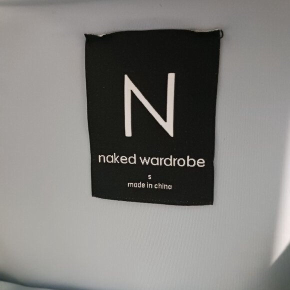 Naked Wardrobe Light Blue Bodysuit - Picture 6 of 14